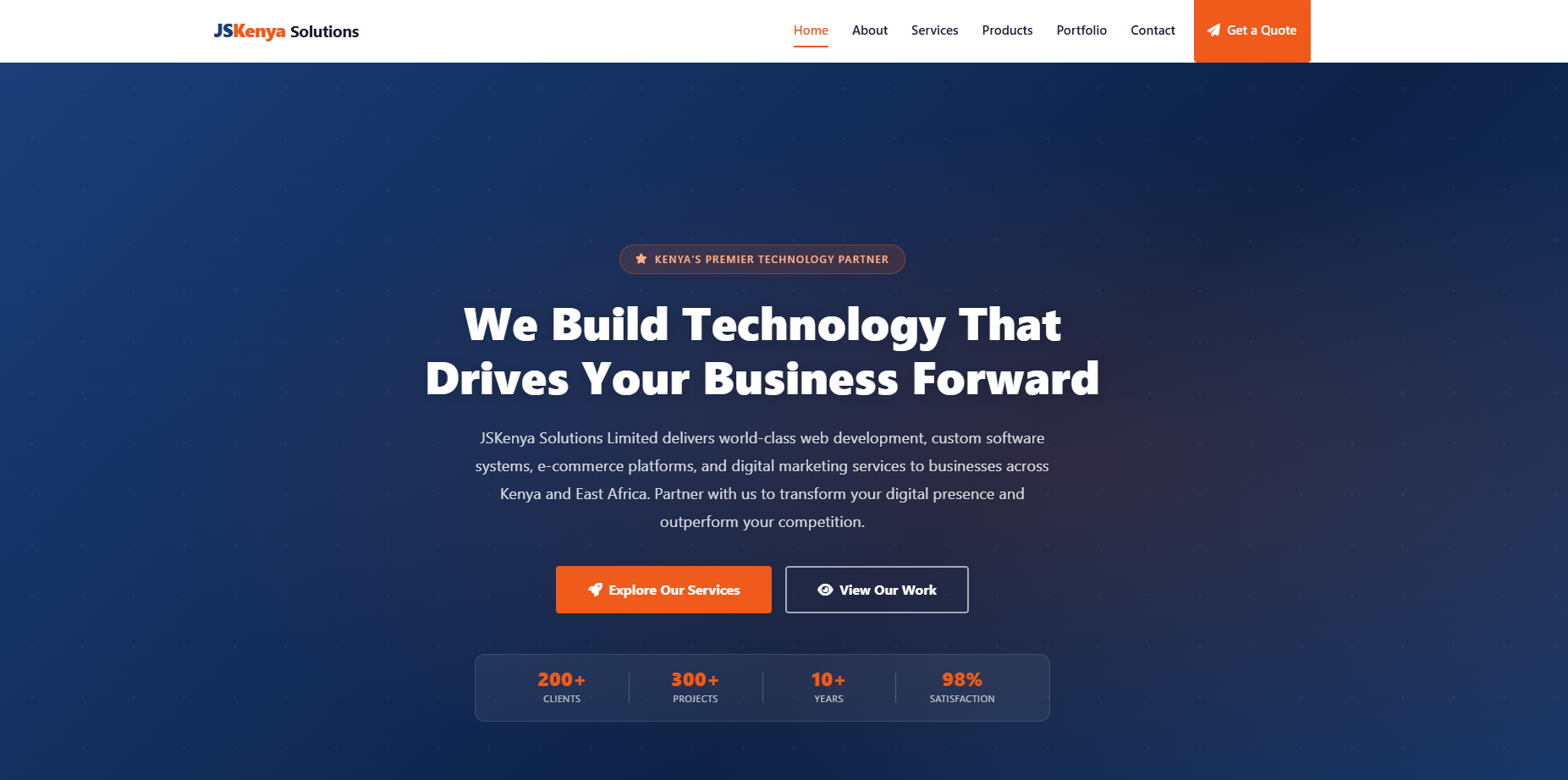 JSKenya Solutions – Company Website